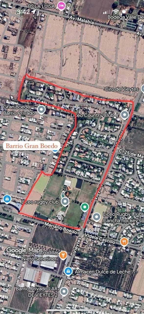 Lote 889 m² en Liceo Country — Maipú — foto 3